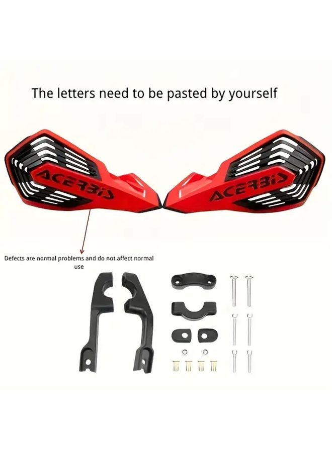 Yellow Motorcycle Hand Guards Universal Fit For Honda Suzuki Yamaha Kawasaki Beta - Image 5